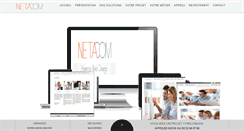 Desktop Screenshot of agenceweb-neta.com