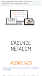 Mobile Screenshot of agenceweb-neta.com